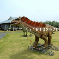 玻璃钢恐龙 仿真动物雕塑 公园景观雕塑