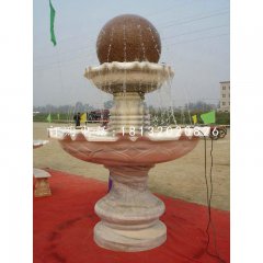 雙層風水球石雕 石雕風水球噴泉