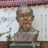 韩非子铜雕 古代名人铜雕