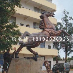 奔马铜雕 校园景观铜雕