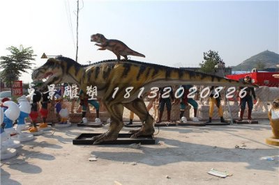 仿真恐龙雕塑公园玻璃钢动物雕塑 