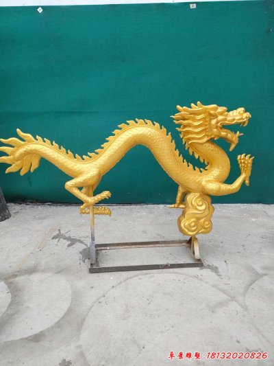 中国传统龙铜雕