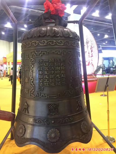 风调雨顺铜雕钟
