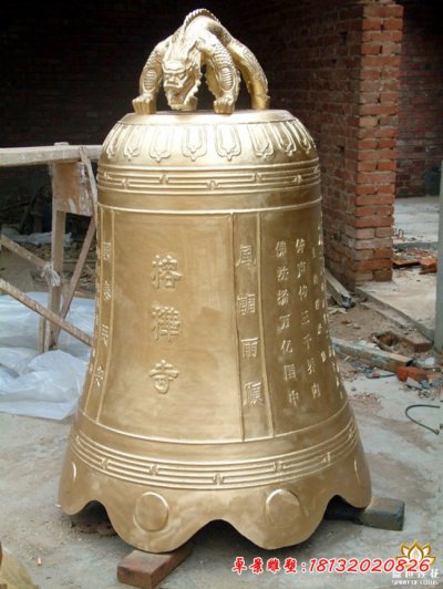 寺庙铜雕钟