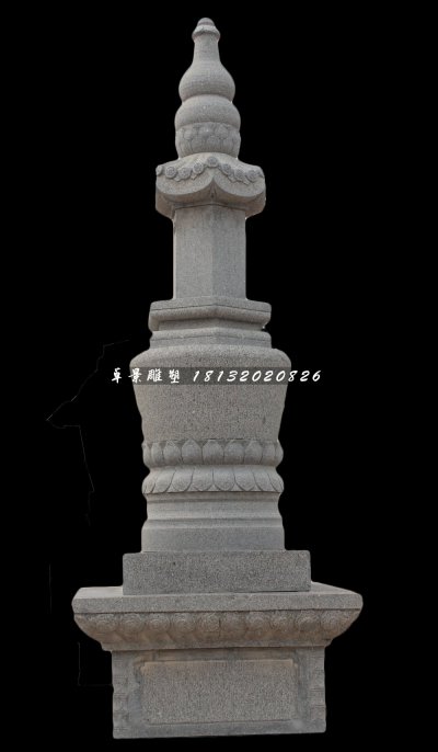 大理石塔雕塑,广场石雕塔 (1)