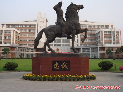 骑兵铜雕，广场景观铜雕