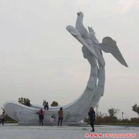 大理石大型广场凤凰雕塑