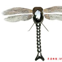 不锈钢动物镜面蜻蜓雕塑