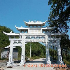 乡村大型牌坊石雕
