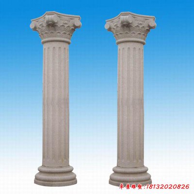 欧式罗马柱石雕2