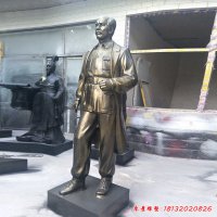 医院立式白求恩铜雕像