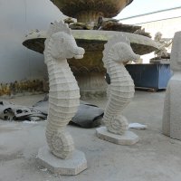 园林海马喷泉石雕