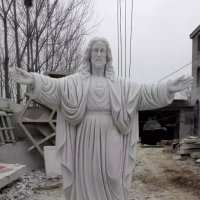 西方宗教人物石雕耶稣