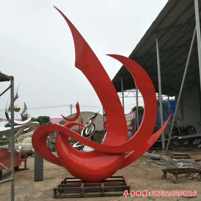 不锈钢广场动物凤凰雕塑2