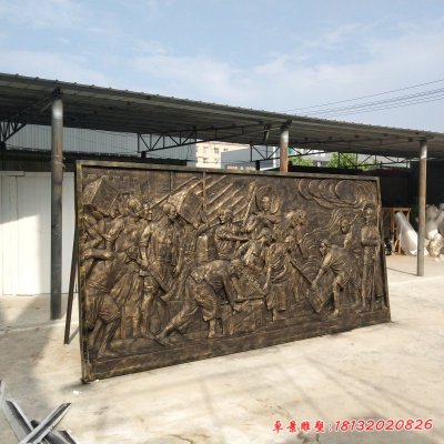 壁画铜浮雕 (136)
