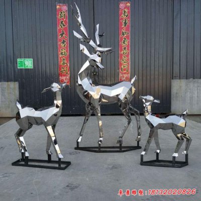 不锈钢鹿生产厂家雕塑定制厂家17198739