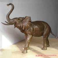铜雕动物大象雕塑