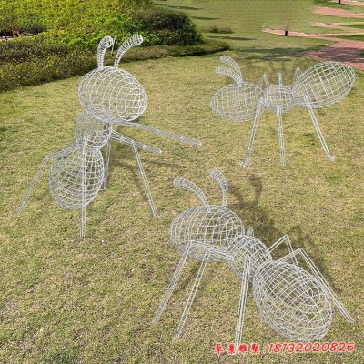 不锈钢镂空蚂蚁雕塑 (15)