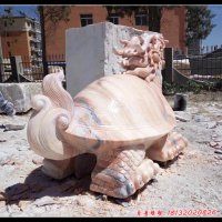 广场动物海龟石雕