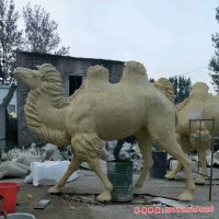 石雕骆驼动物雕塑