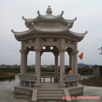石雕凉亭雕塑