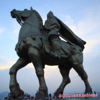 铜雕广场骑马人物雕塑