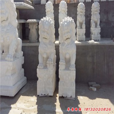 大理石狮子雕塑 (104)