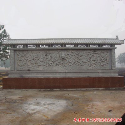 定做批发 嘉祥石雕浮雕壁画影壁 花岗岩汉白玉 室内外雕刻壁画11355