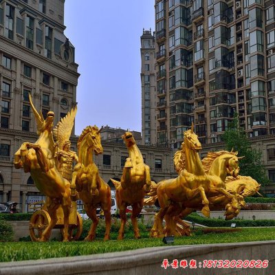 阿波罗战车铜雕 (14)