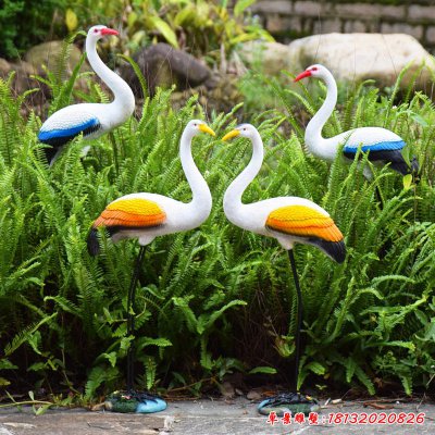 玻璃钢白鹭雕塑 (34)