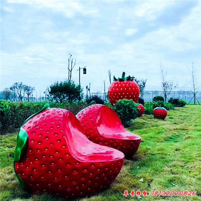 玻璃钢草莓雕塑 (54)