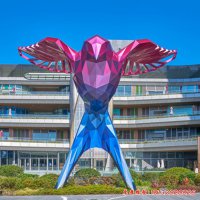 风筝造型不锈钢雕塑