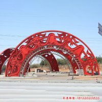 拱门景观不锈钢雕塑