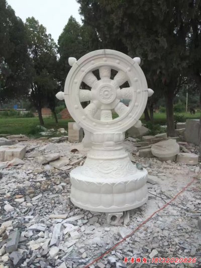 船舵景观石雕 (1)