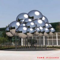 不锈钢景区气球雕塑