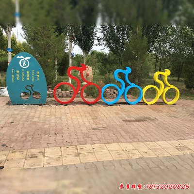 不锈钢运动公园主题雕塑