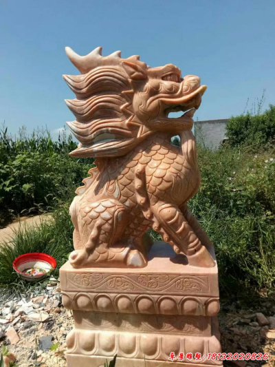 麒麟动物石雕 (33)