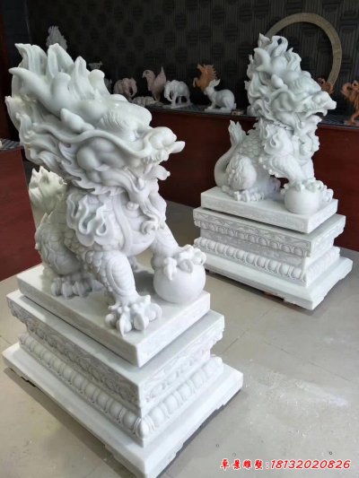 麒麟动物石雕 (5)