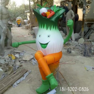 玻璃钢白菜卡通雕塑 (2)_副本