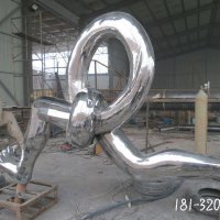 城市抽象人物不锈钢