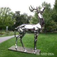 园林动物小鹿不锈钢