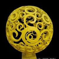 户外镂空不锈钢地球仪