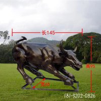 铜雕动物华尔街牛雕塑