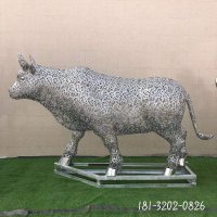不锈钢镂空动物牛