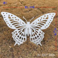 不锈钢蝴蝶动物雕塑