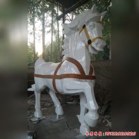 不锈钢卡通马雕塑