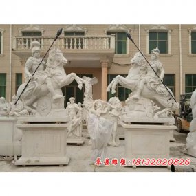 欧美武将石雕