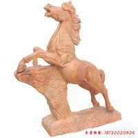 12生肖动物石雕