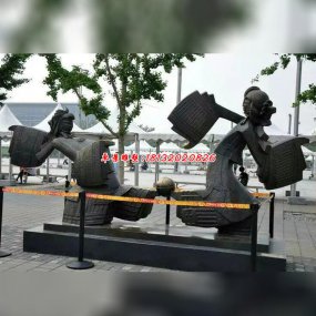 人物雕塑 人物铜雕塑