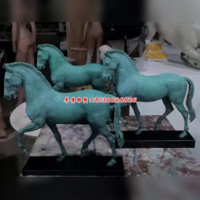 韩美林青铜雕塑 马